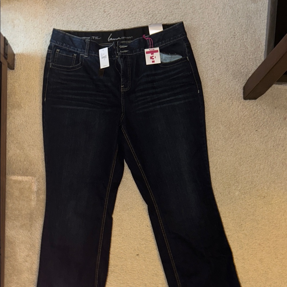 Lane Bryant Dark Blue Flare Jeans